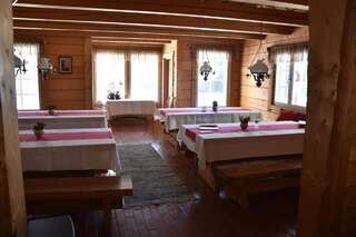 Дома для отпуска Männikkölän Pirtti Нурмес Двухместный номер с 2 отдельными кроватями и общей ванной комнатой-2